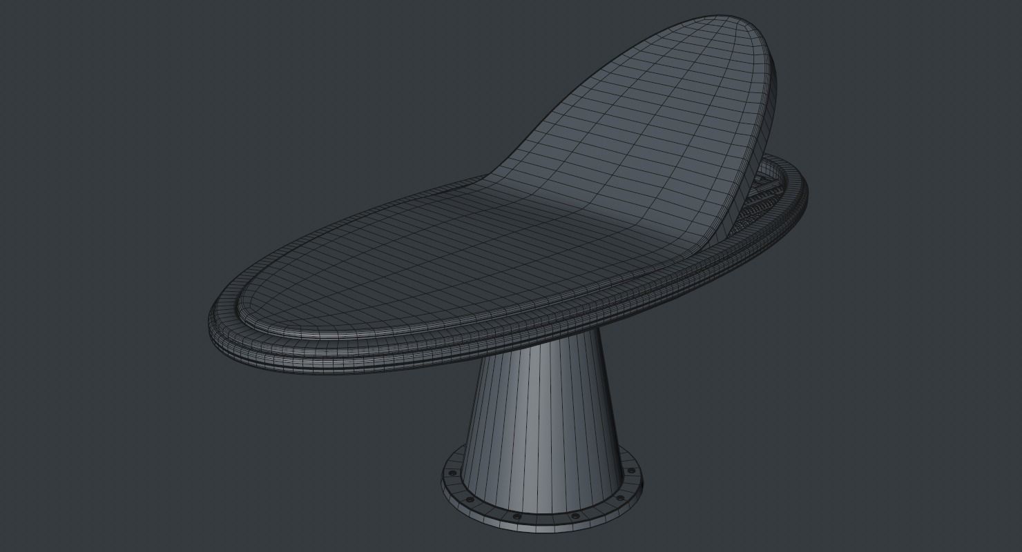 Hospital Bed 3D model_13