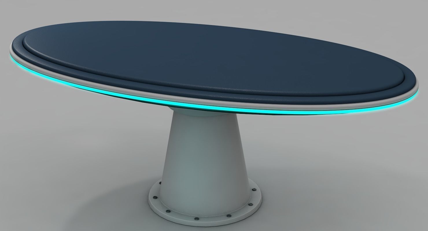 Hospital Bed 3D model_8