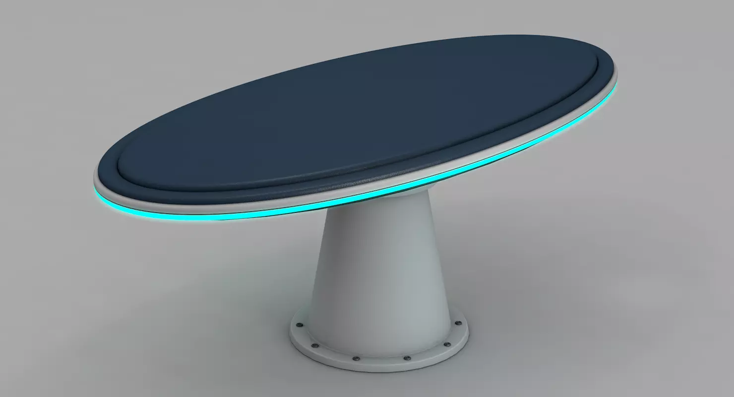 Hospital Bed 3D model_0