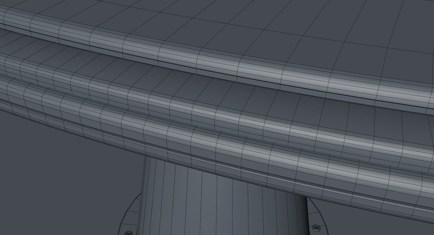 Hospital Bed 3D model_22