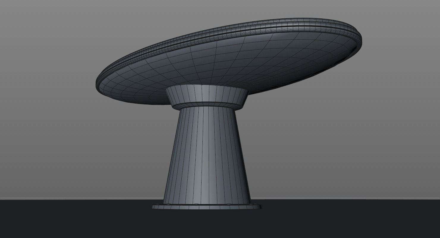 Hospital Bed 3D model_19