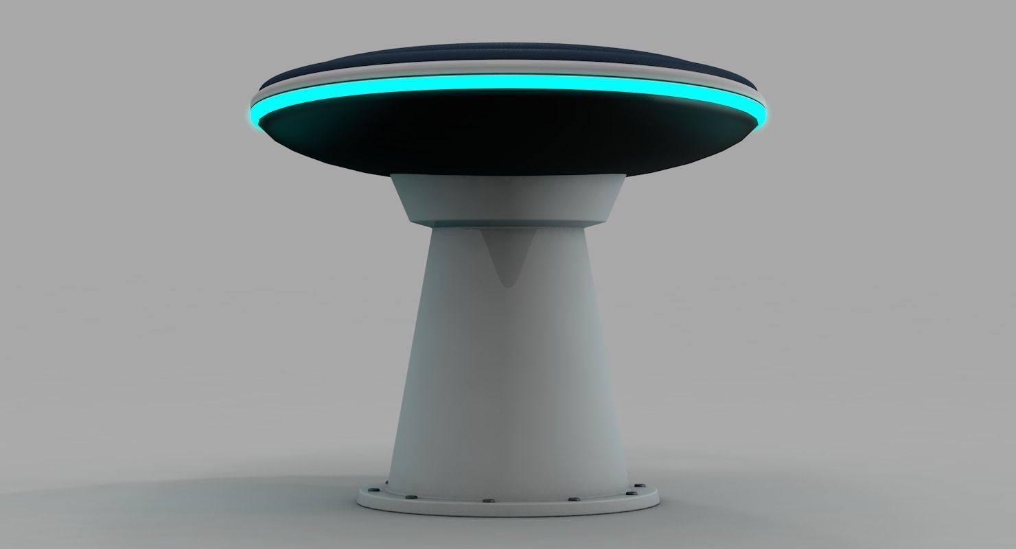 Hospital Bed 3D model_11