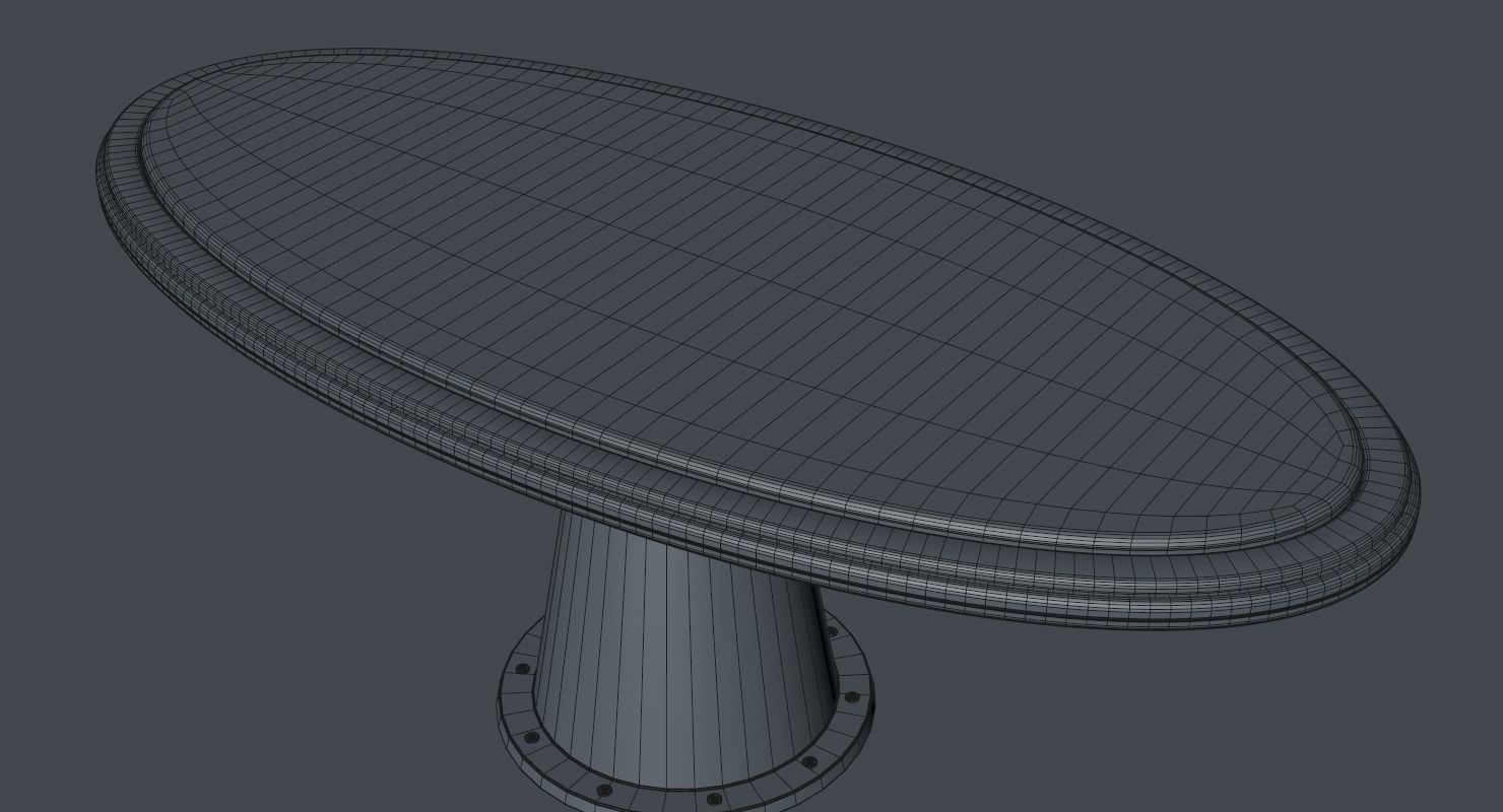 Hospital Bed 3D model_12