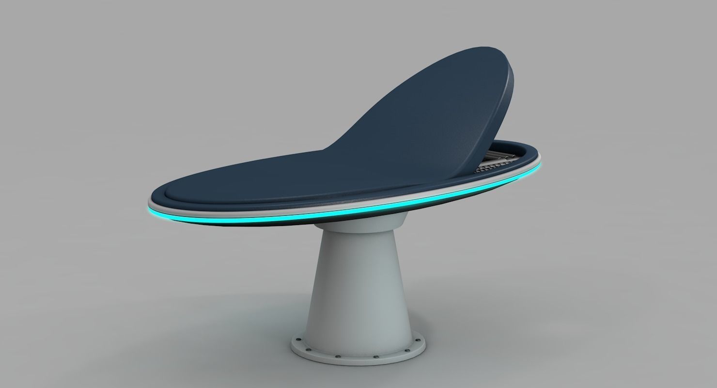 Hospital Bed 3D model_1