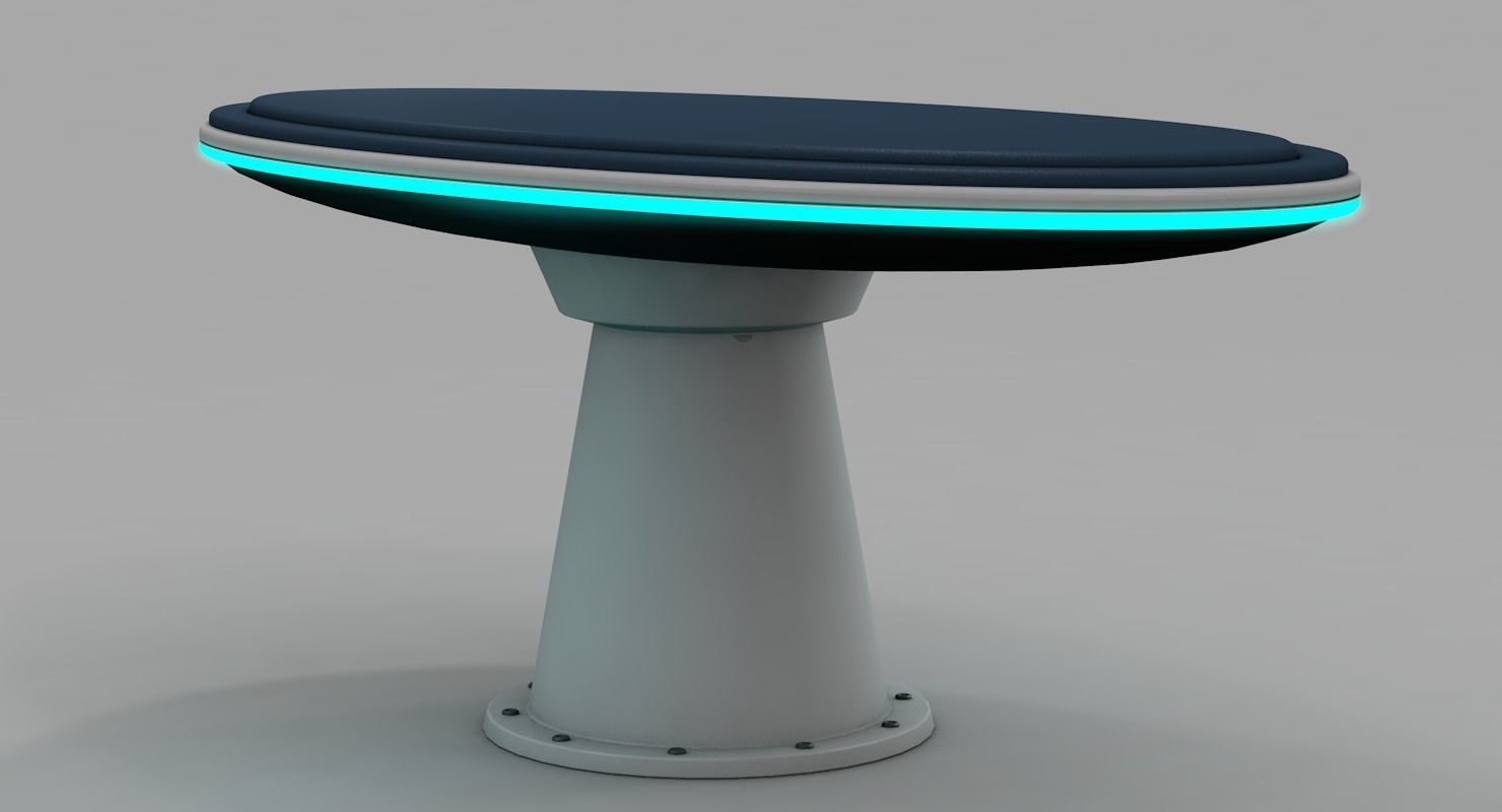 Hospital Bed 3D model_10