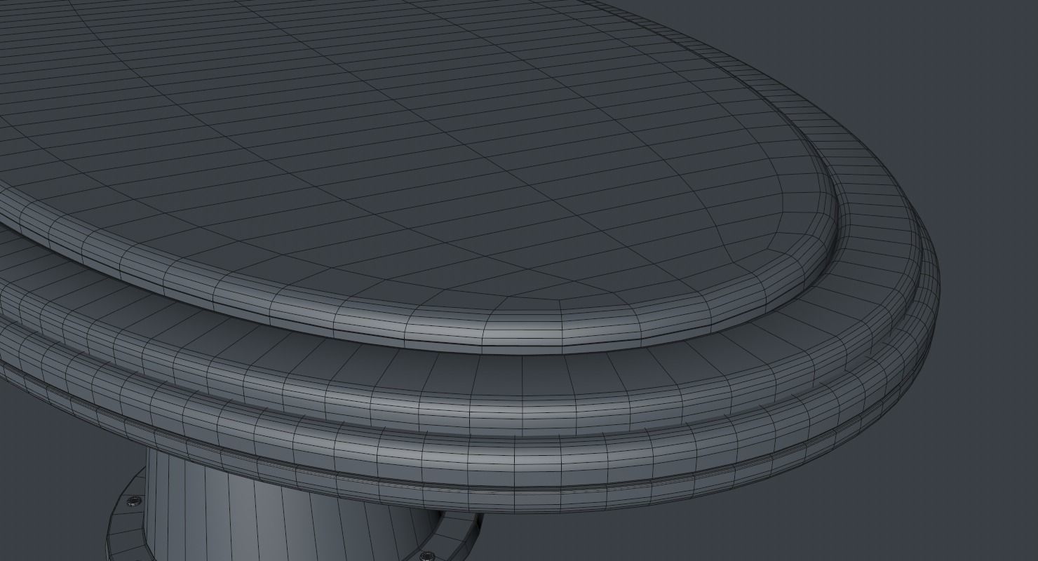 Hospital Bed 3D model_23