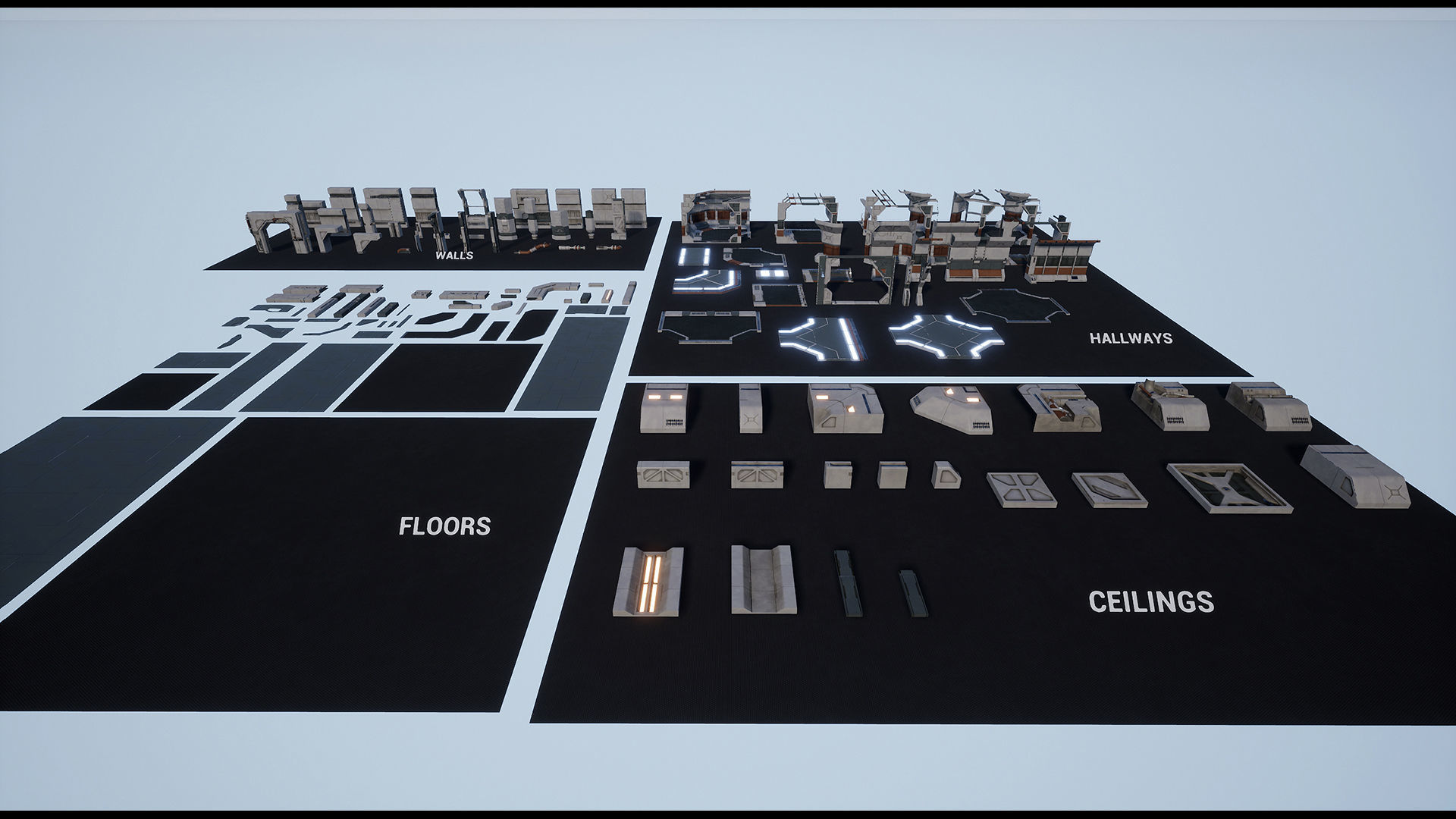 Sci-Fi Environment Kit 01 Low-poly 3D model_12