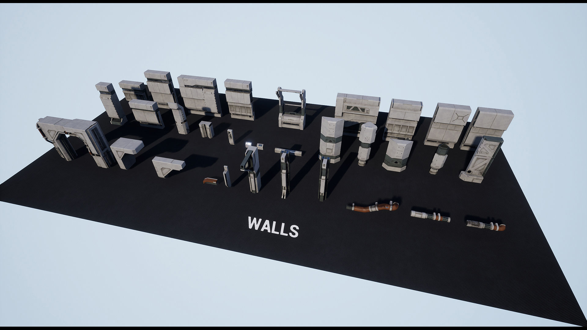 Sci-Fi Environment Kit 01 Low-poly 3D model_15