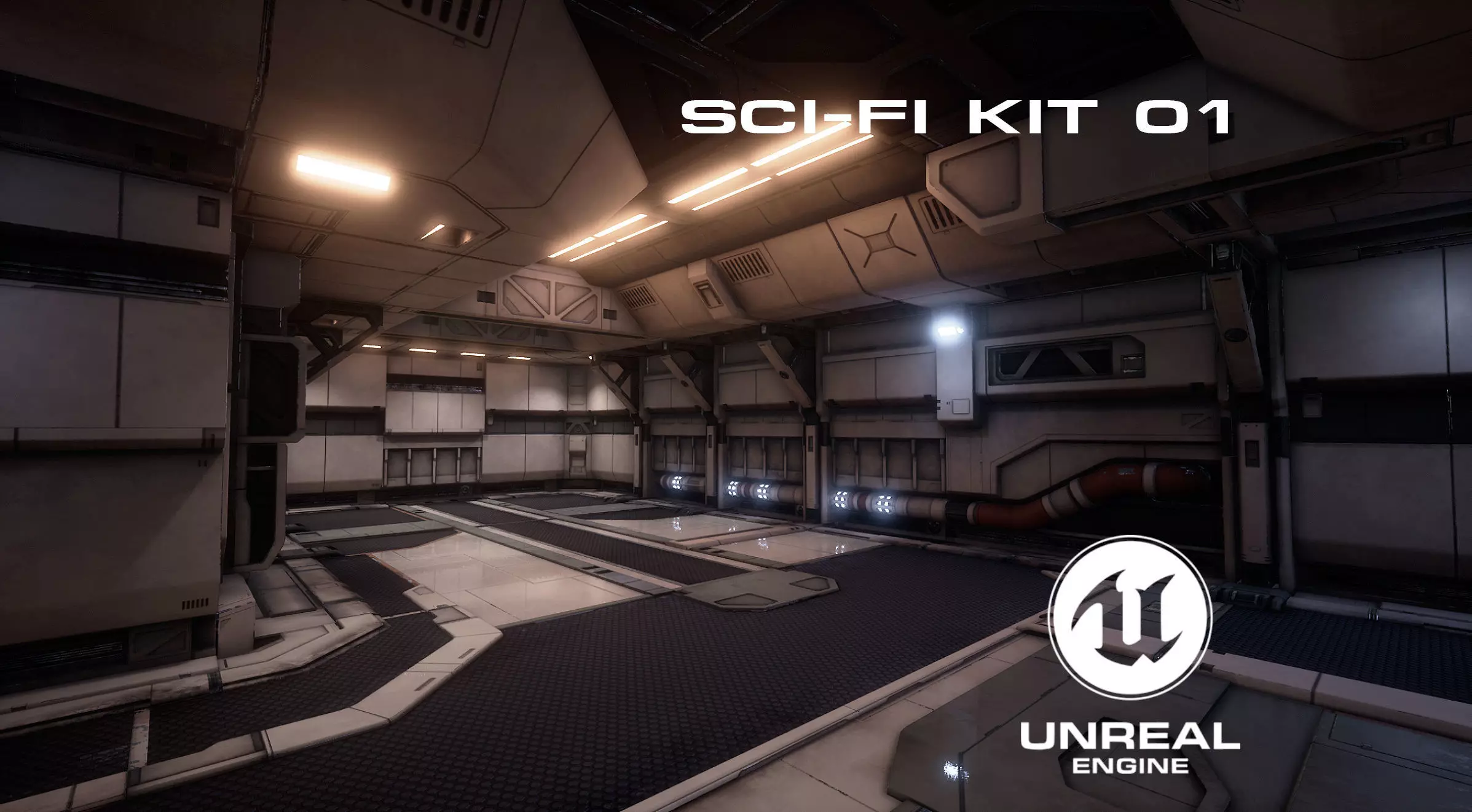 Sci-Fi Environment Kit 01 Low-poly 3D model_0