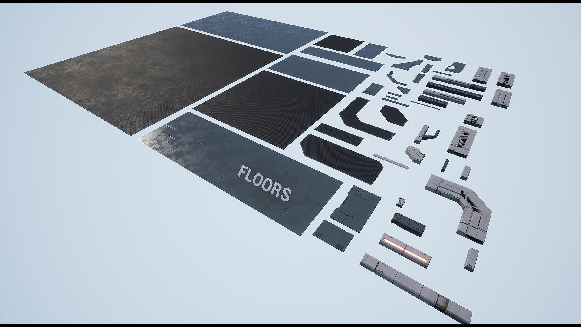 Sci-Fi Environment Kit 01 Low-poly 3D model_17