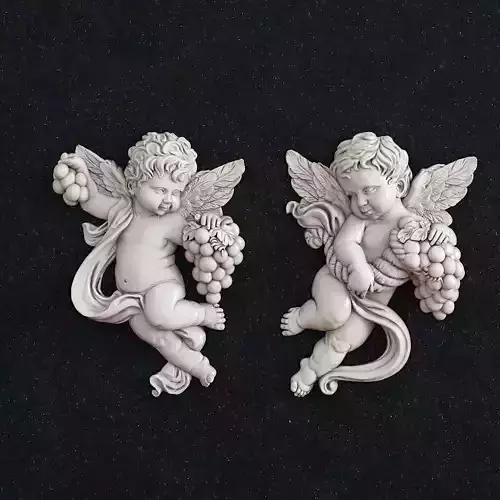 Angel children 3D print model