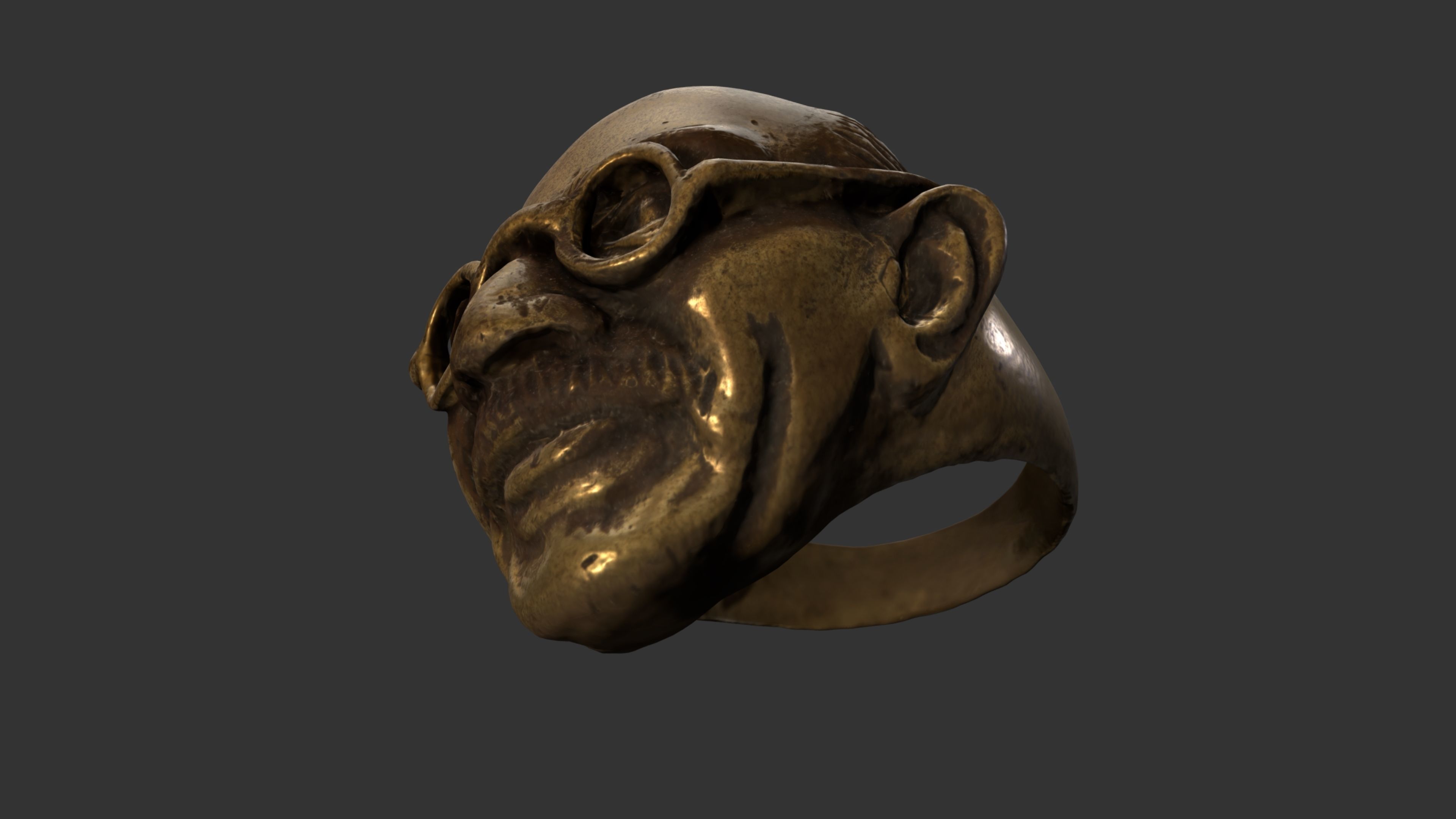 Gandhi Ring 3DP 3D print model_24