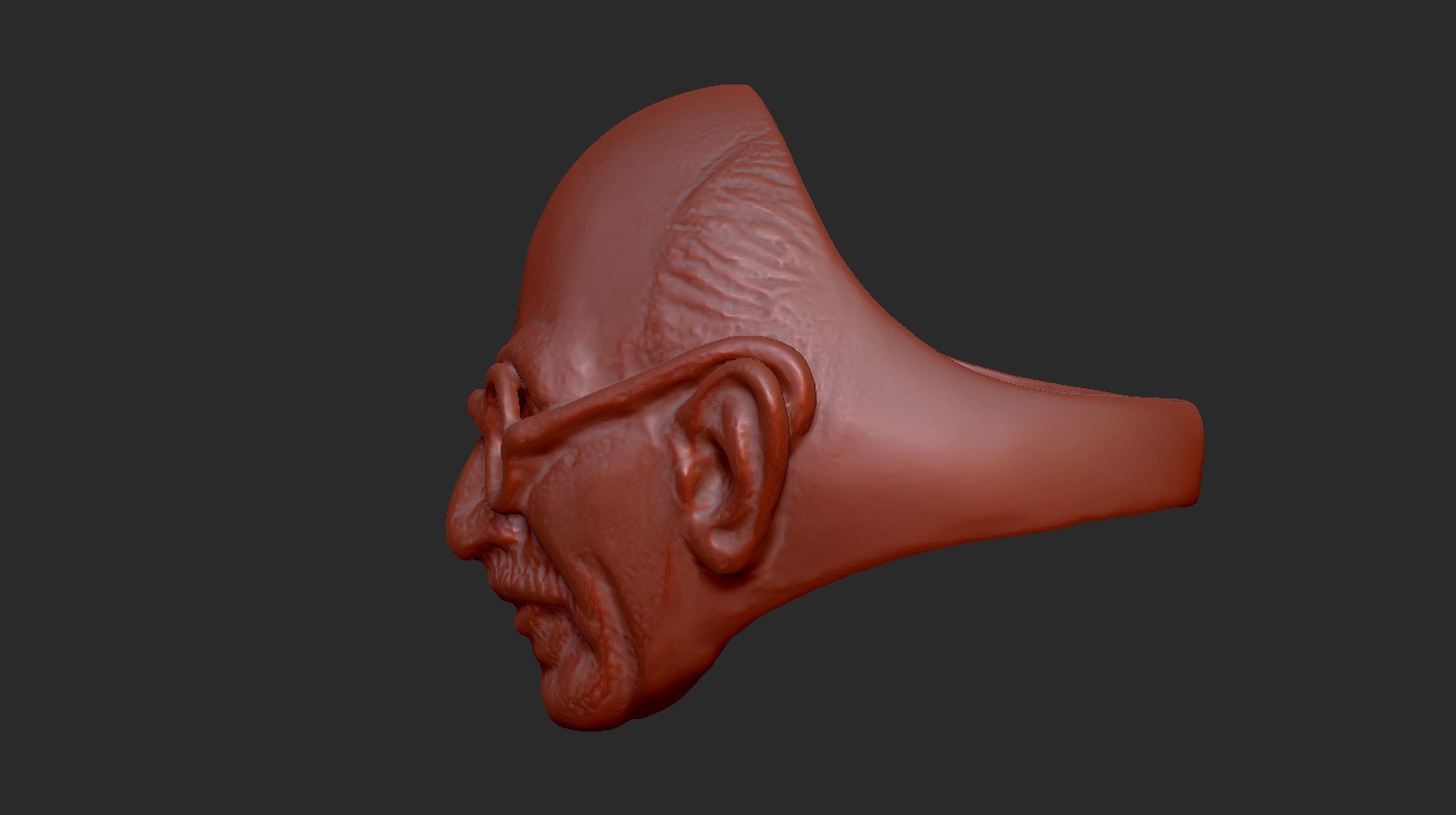 Gandhi Ring 3DP 3D print model_6