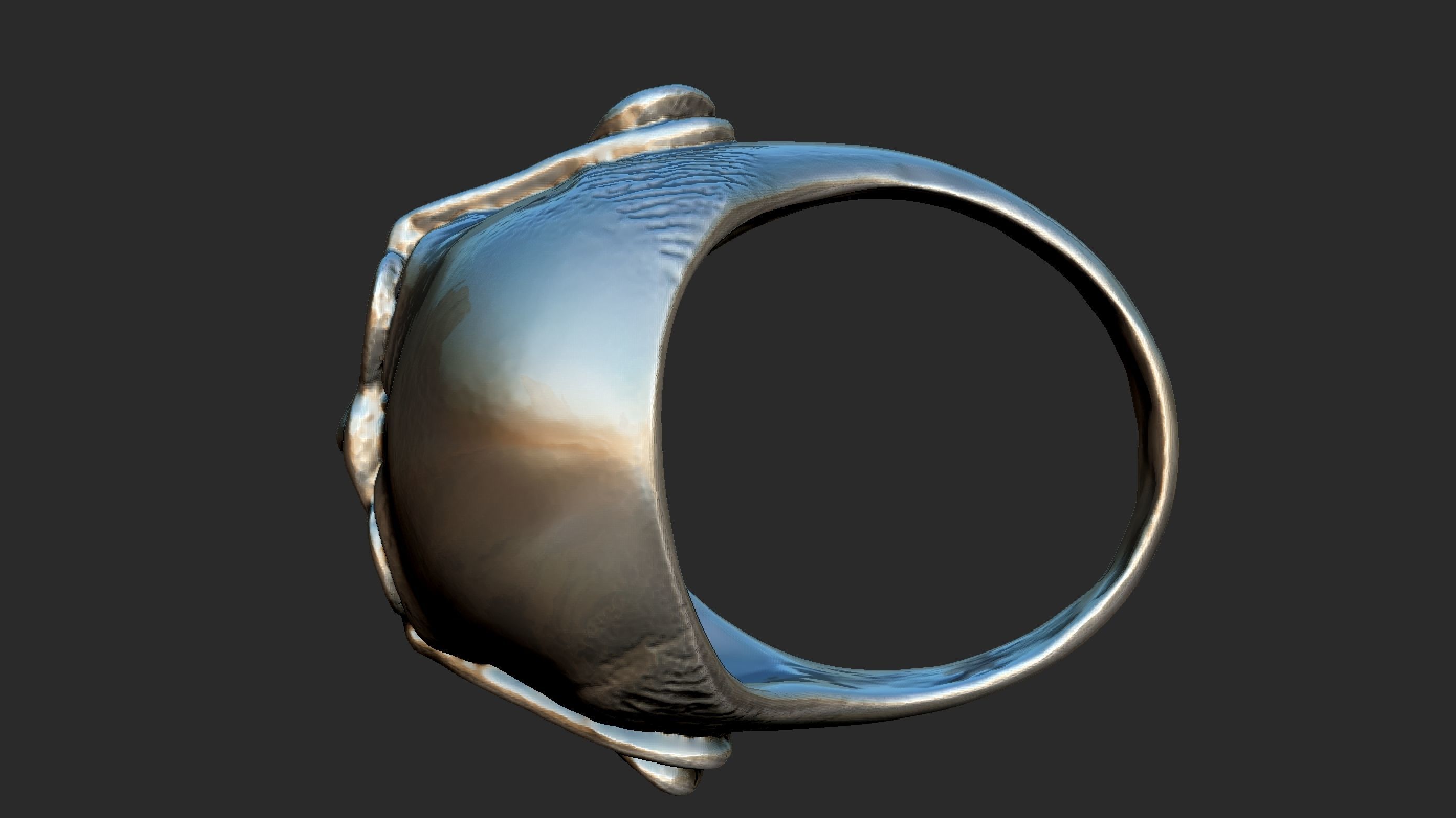 Gandhi Ring 3DP 3D print model_7