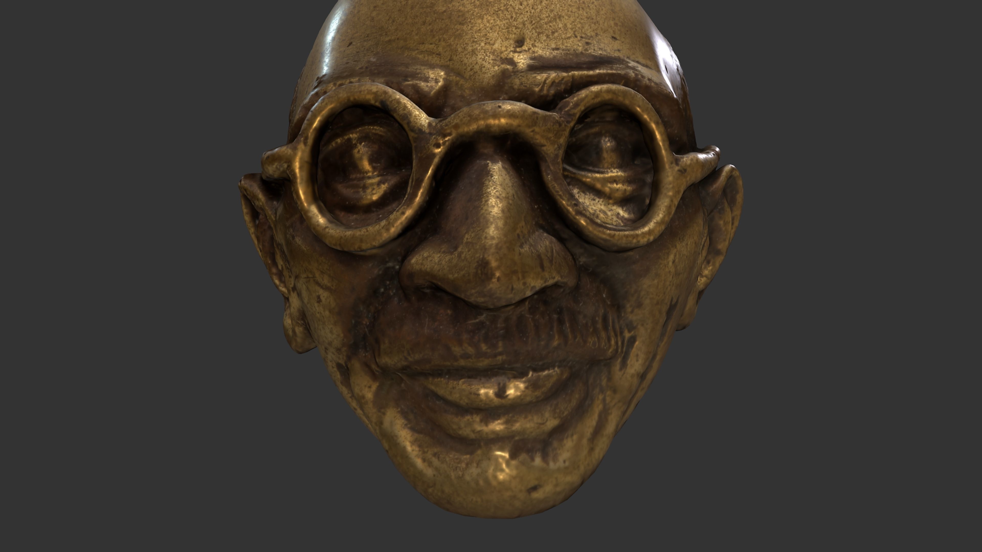 Gandhi Ring 3DP 3D print model_4