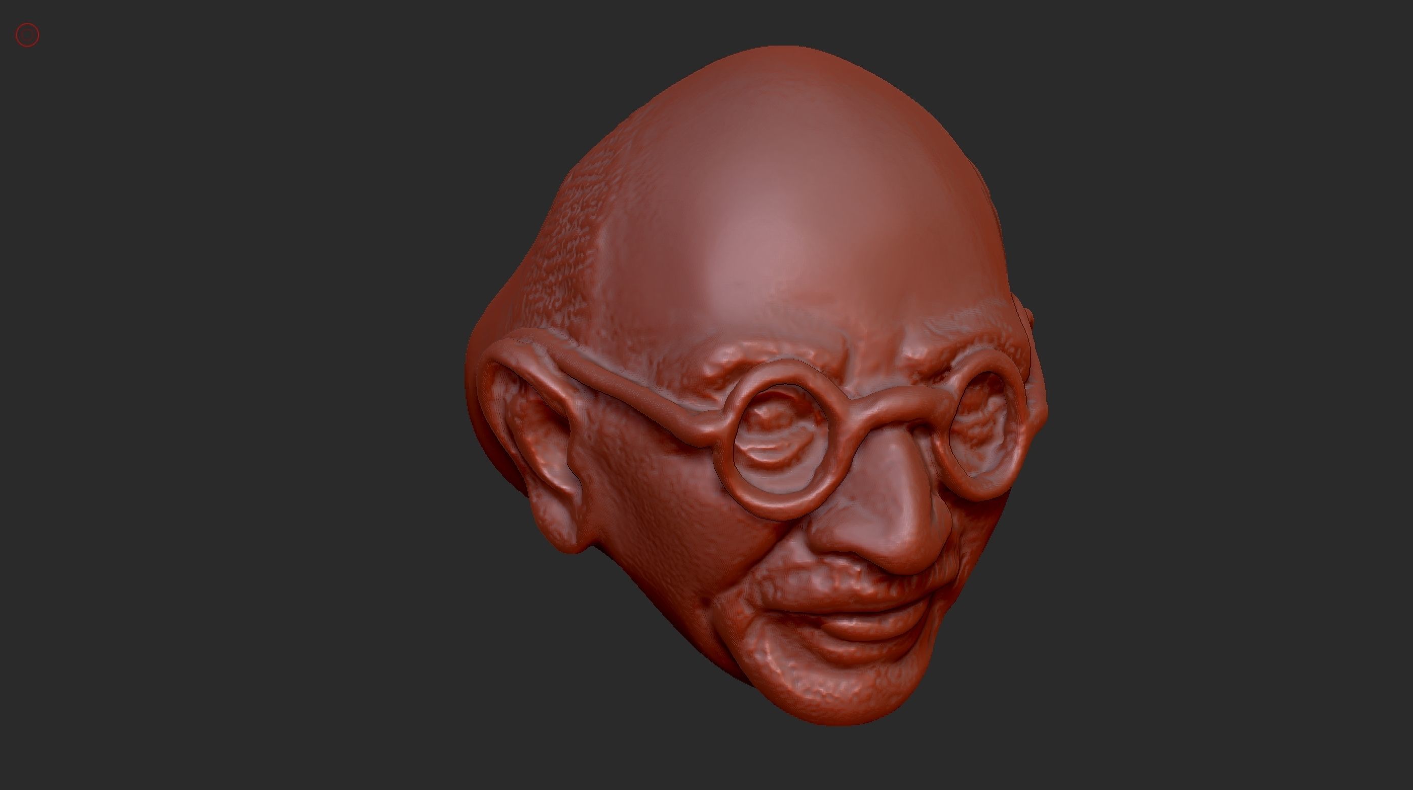 Gandhi Ring 3DP 3D print model_2