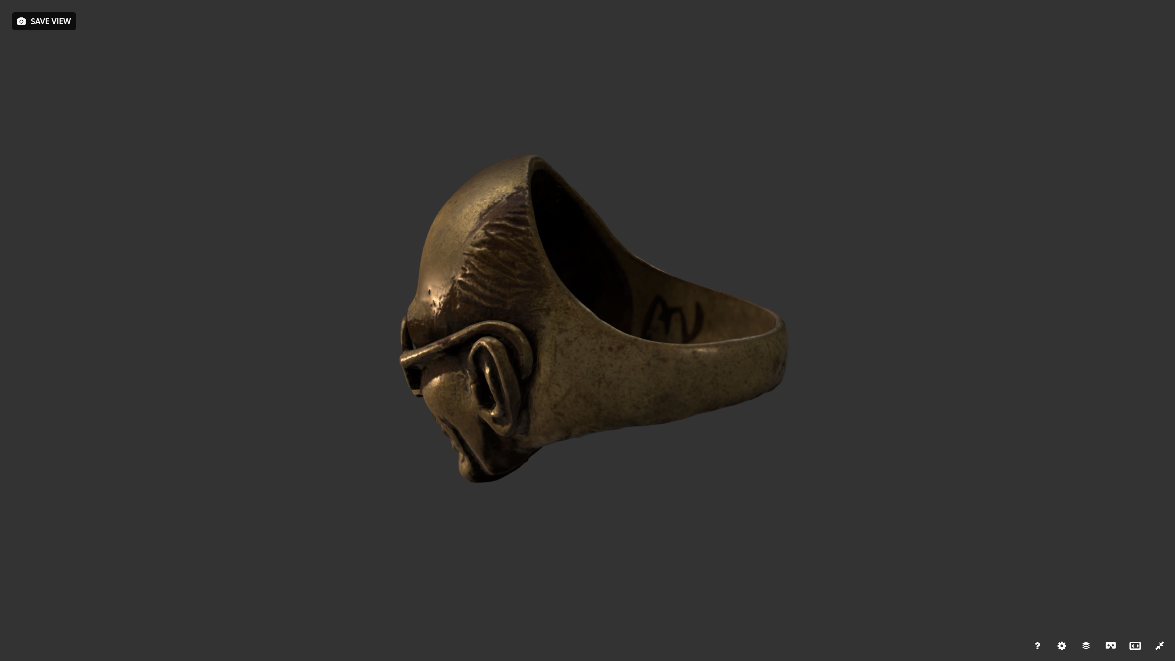 Gandhi Ring 3DP 3D print model_19