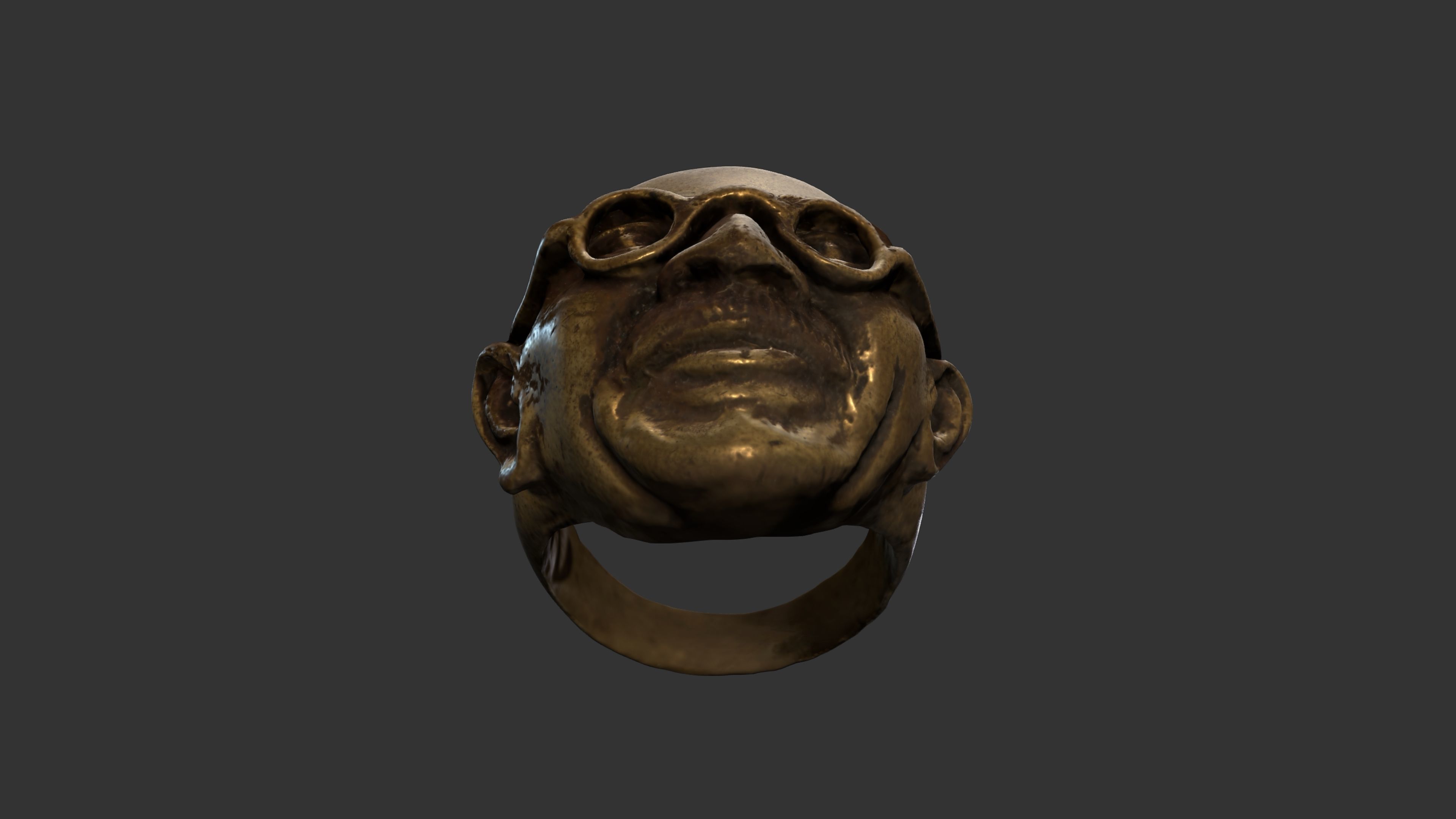Gandhi Ring 3DP 3D print model_27