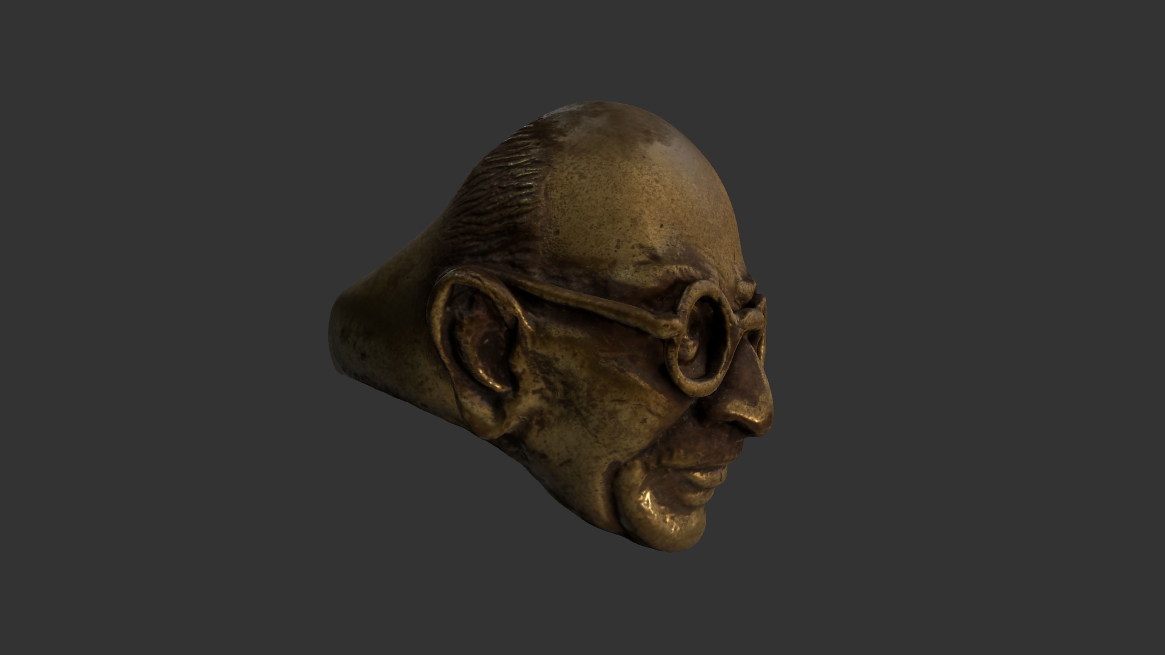 Gandhi Ring 3DP 3D print model_20