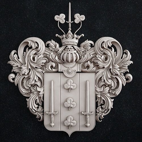 coat of arms 1 3D print model