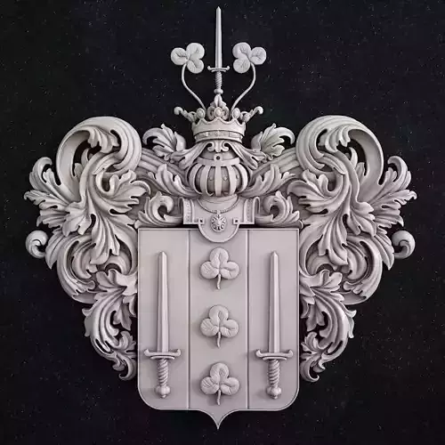 coat of arms 1 3D print model