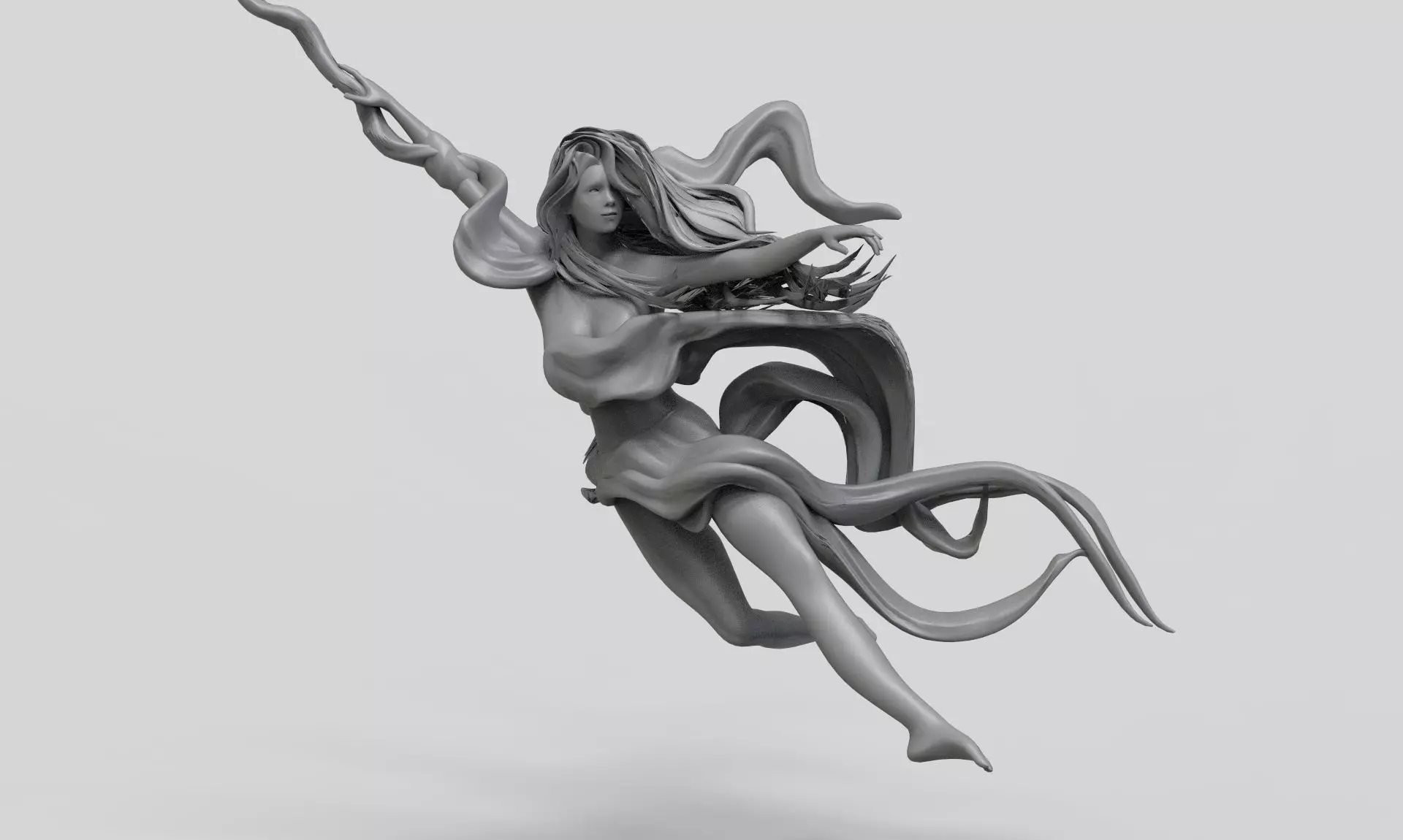 Pole Dance Girl 3D print model_0