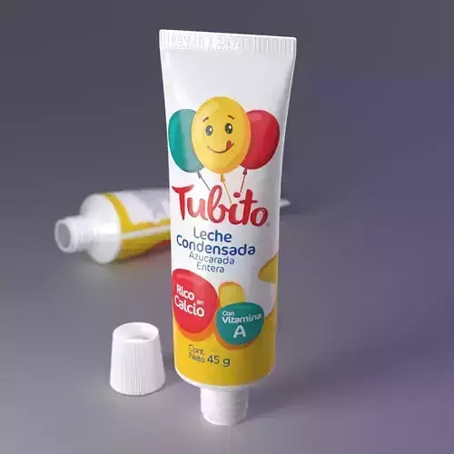 Tube model packing 3D model