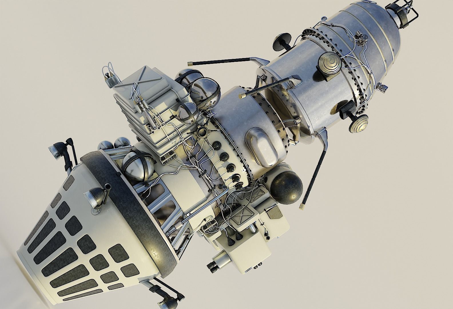 Luna 10 3D model_20