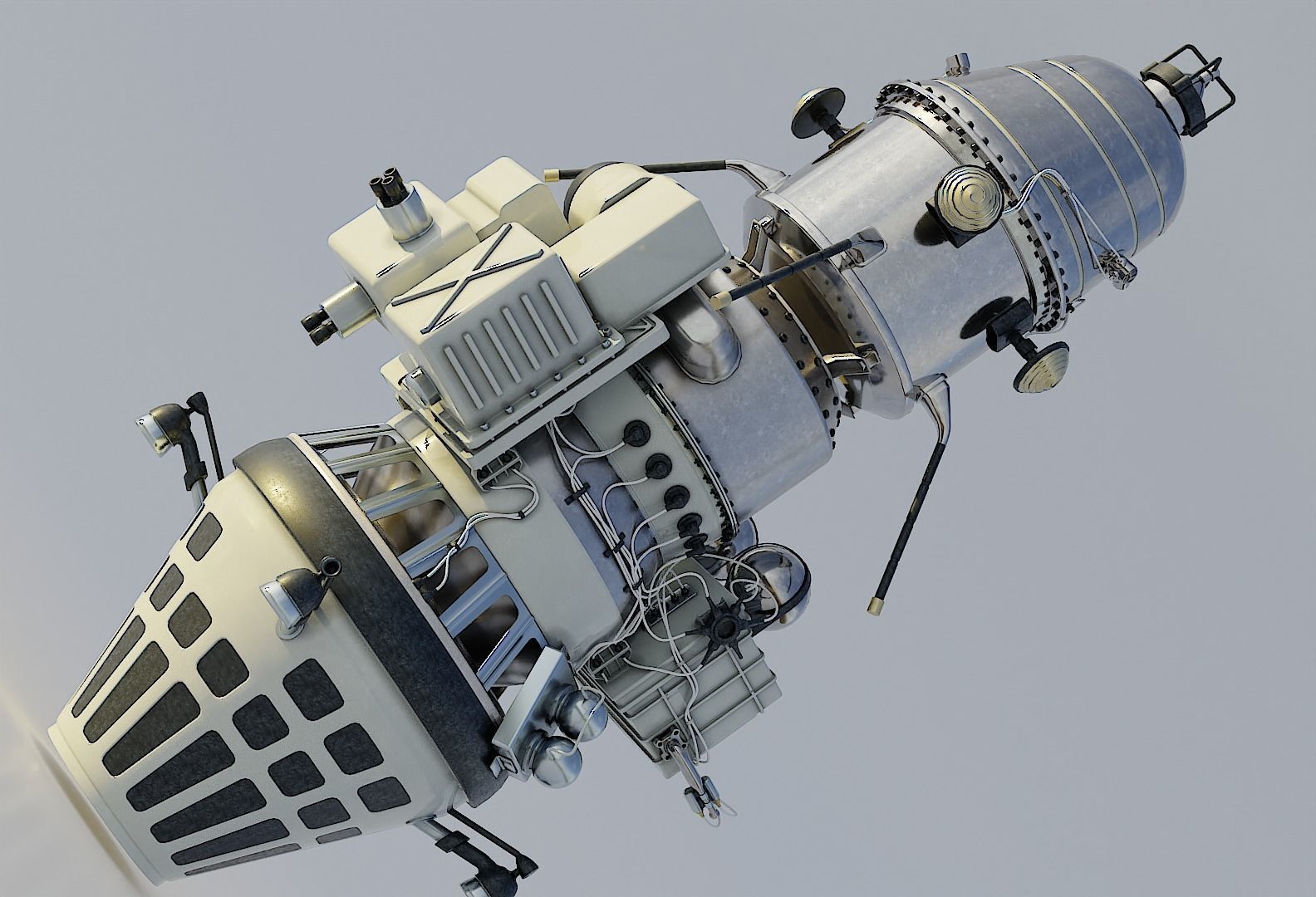 Luna 10 3D model_17