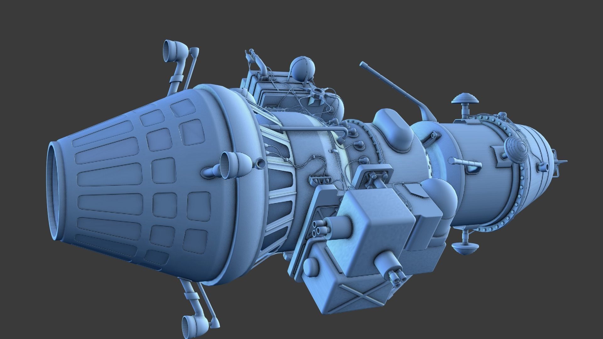 Luna 10 3D model_37