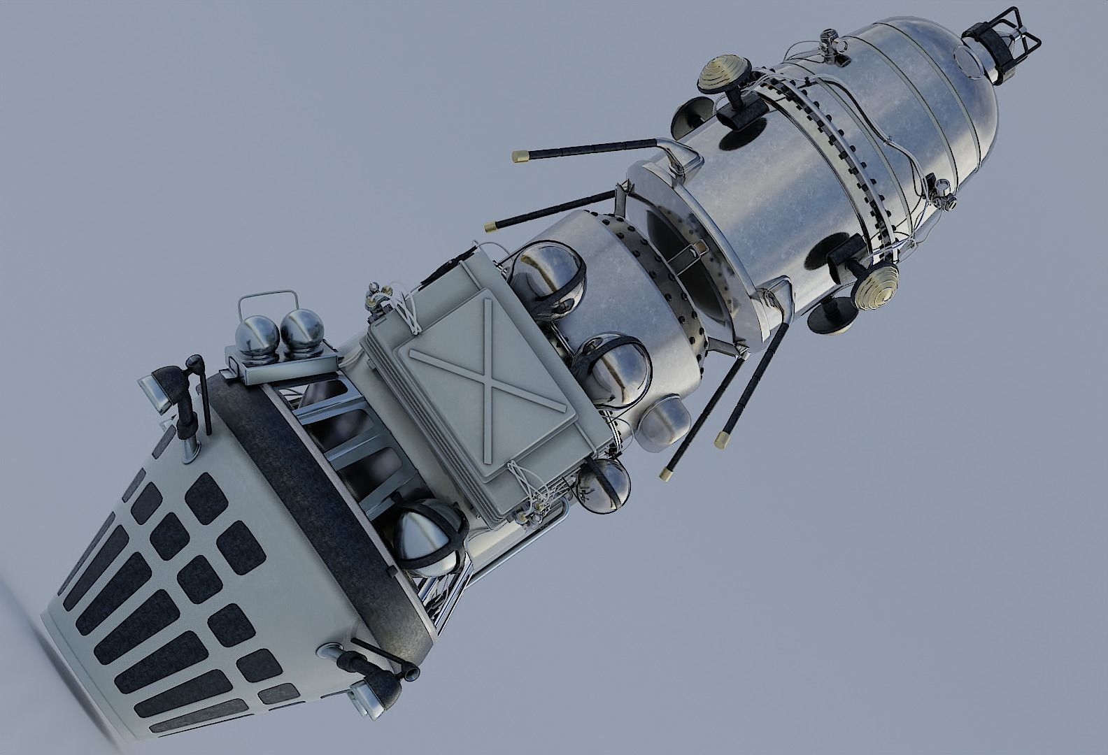 Luna 10 3D model_21
