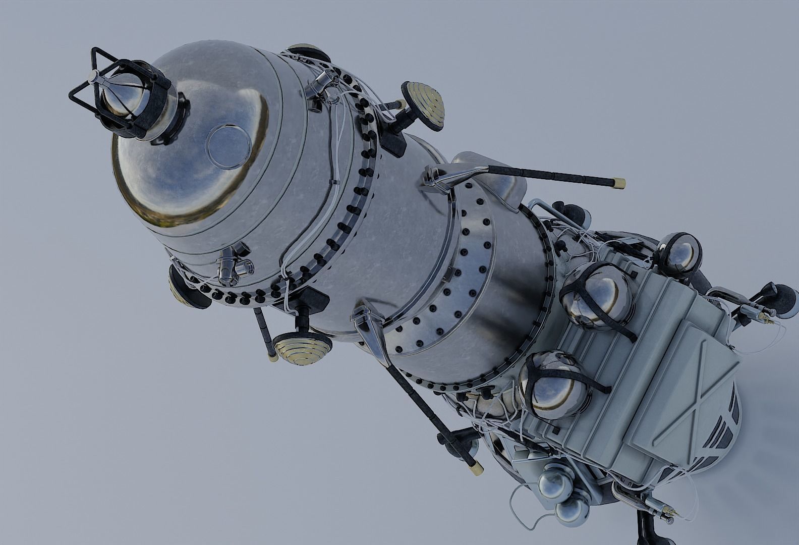 Luna 10 3D model_30