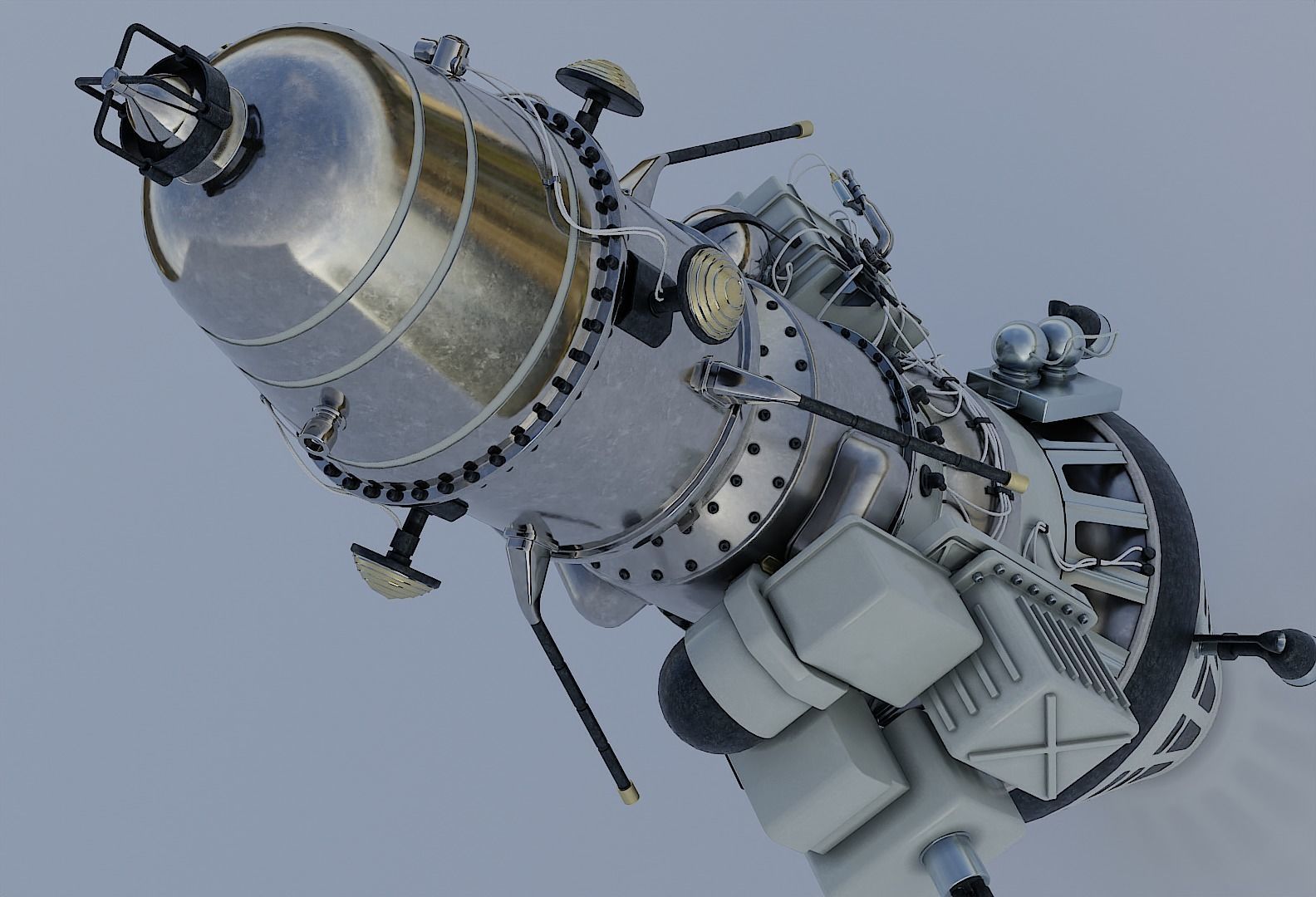 Luna 10 3D model_25