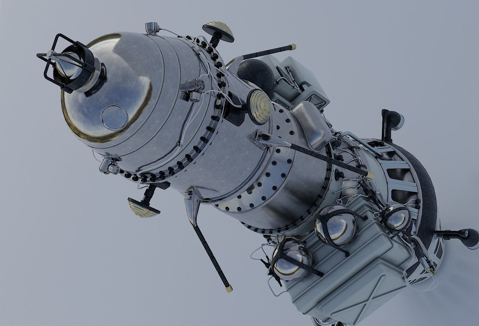 Luna 10 3D model_31