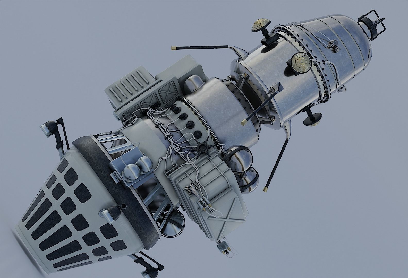Luna 10 3D model_16