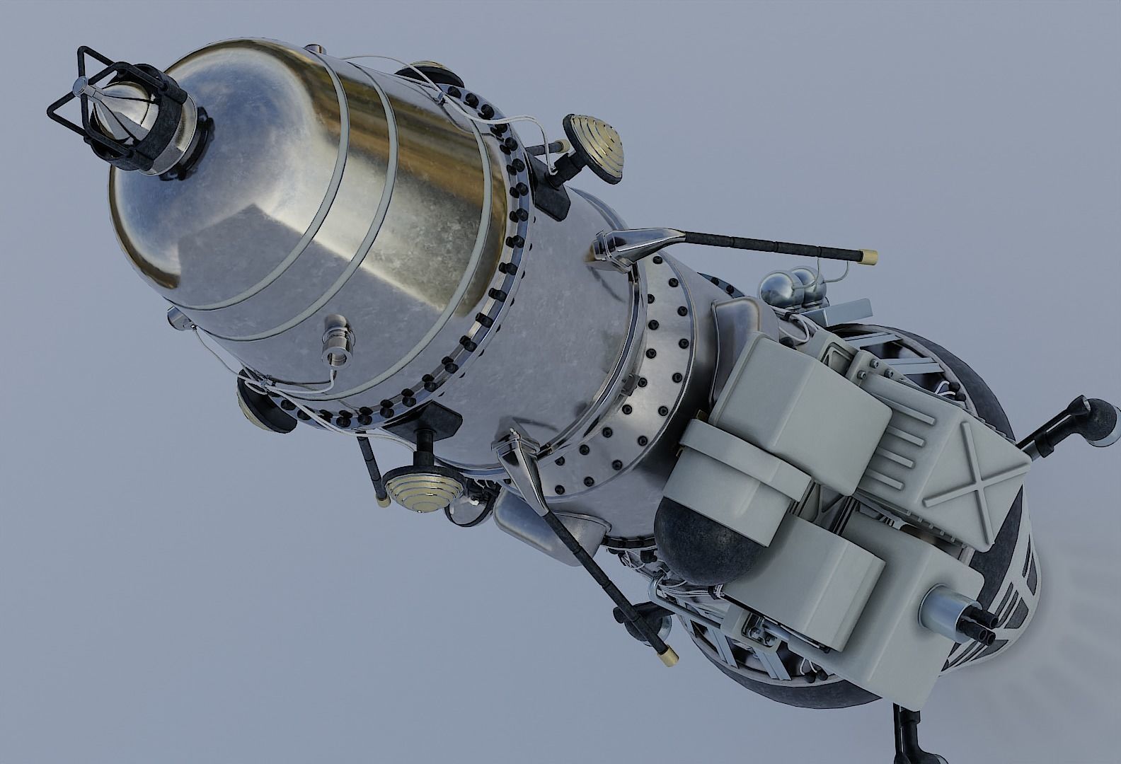 Luna 10 3D model_24
