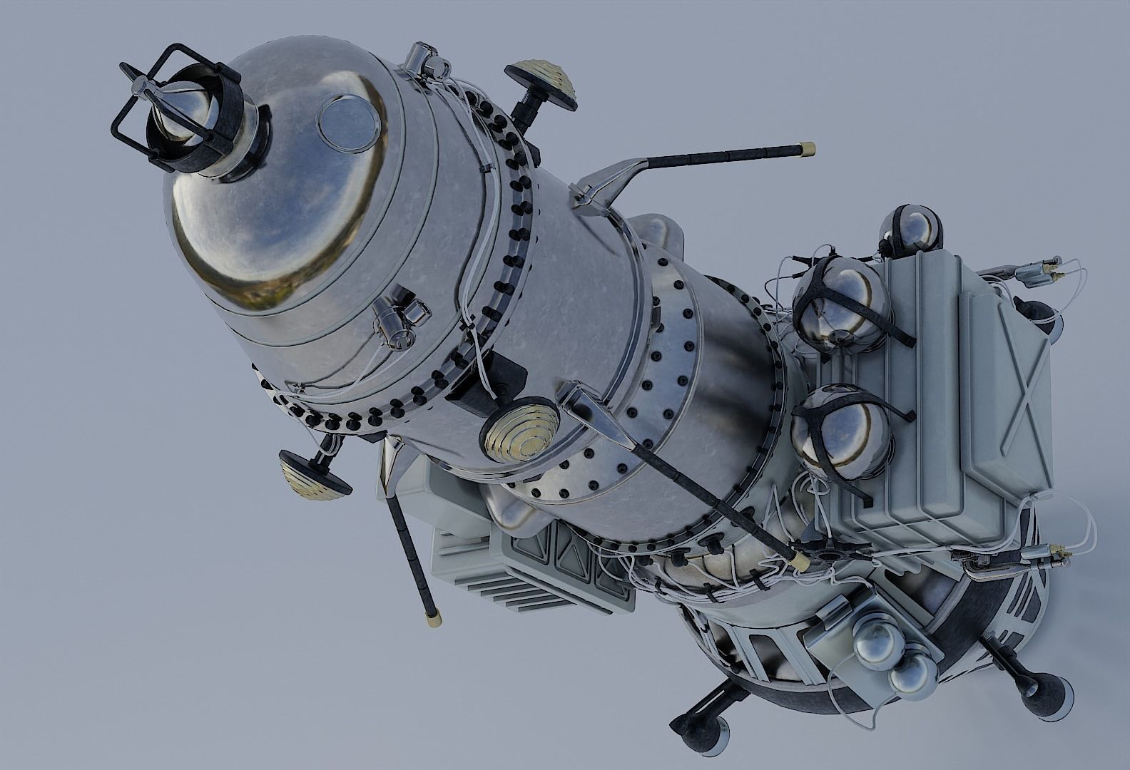 Luna 10 3D model_29
