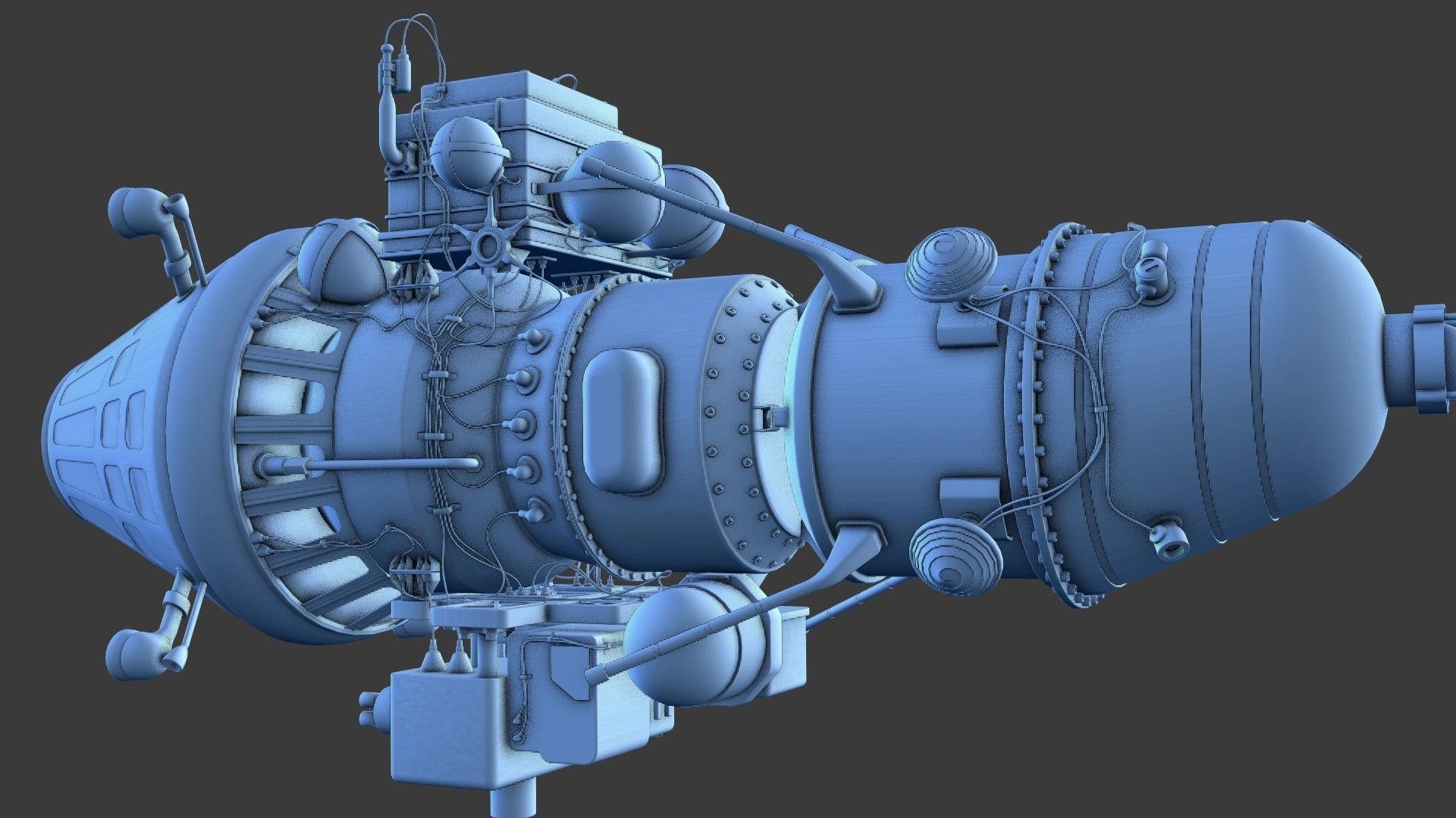 Luna 10 3D model_33
