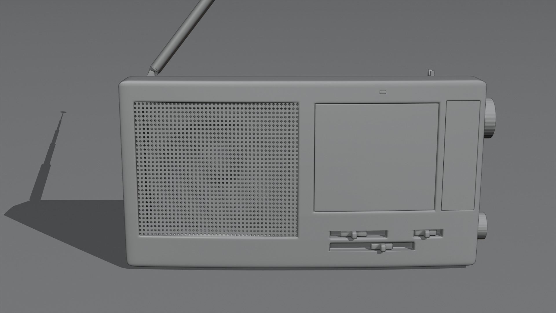 Shortwave Radio Receiver 3D model_7