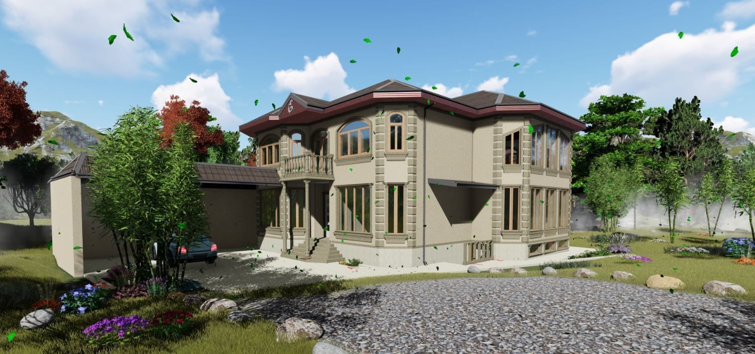 Vacation house 3D model