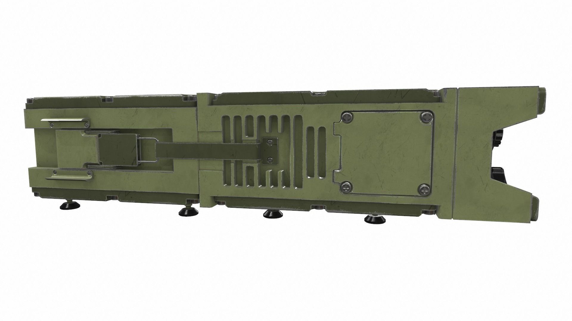 Radio military 1 3D model_2