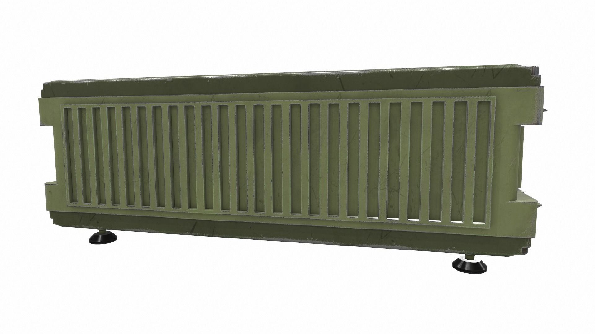 Radio military 1 3D model_3