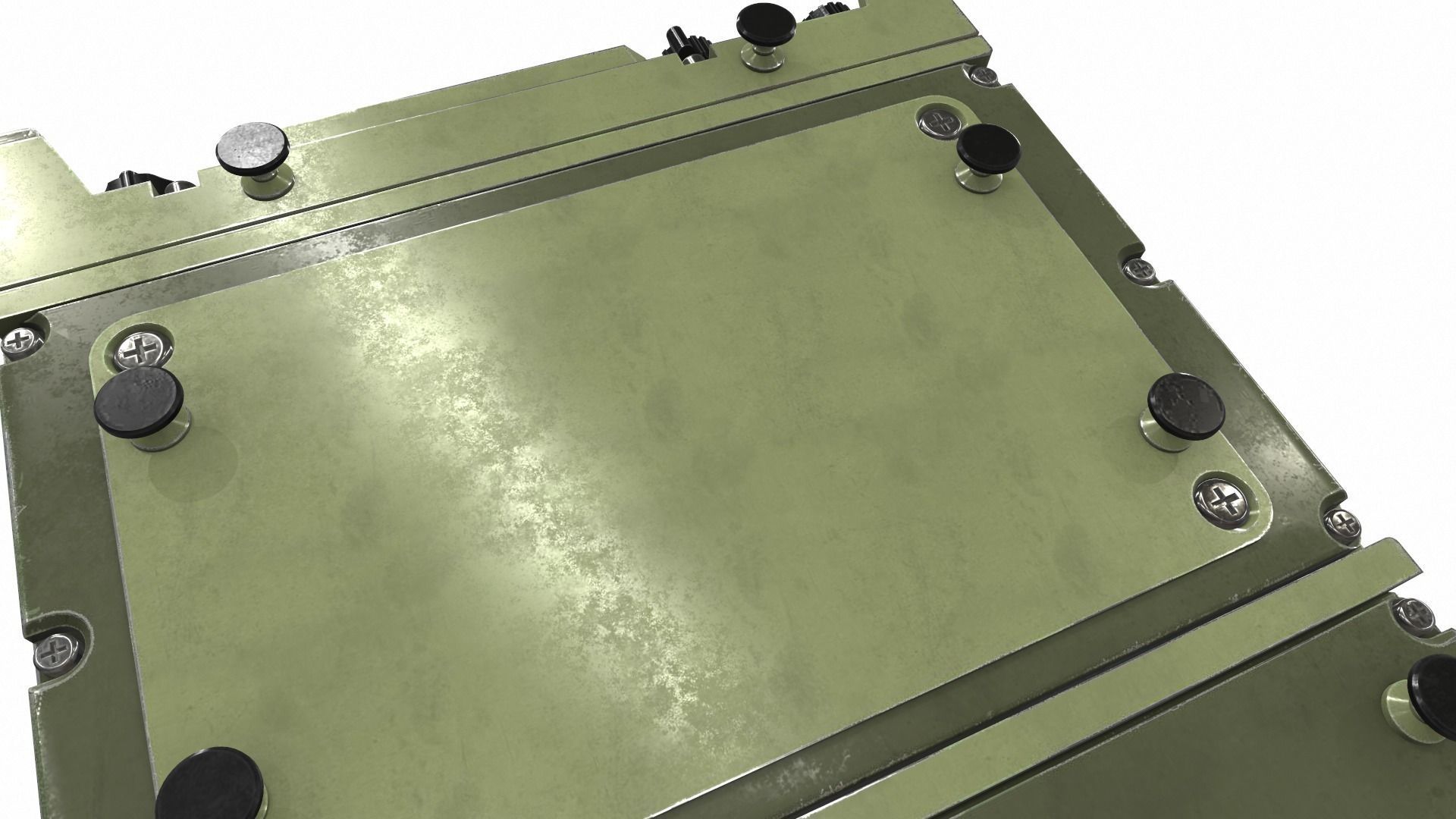 Radio military 1 3D model_10