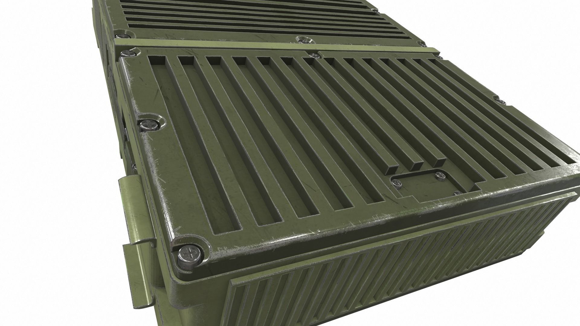 Radio military 1 3D model_9