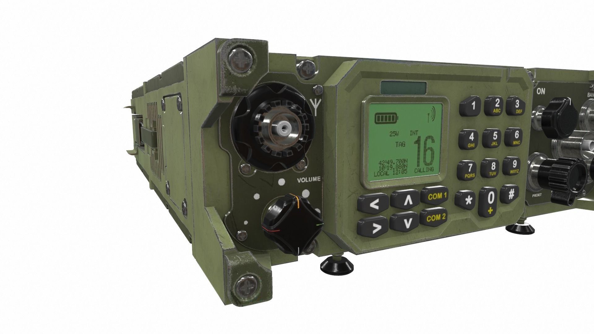 Radio military 1 3D model_6