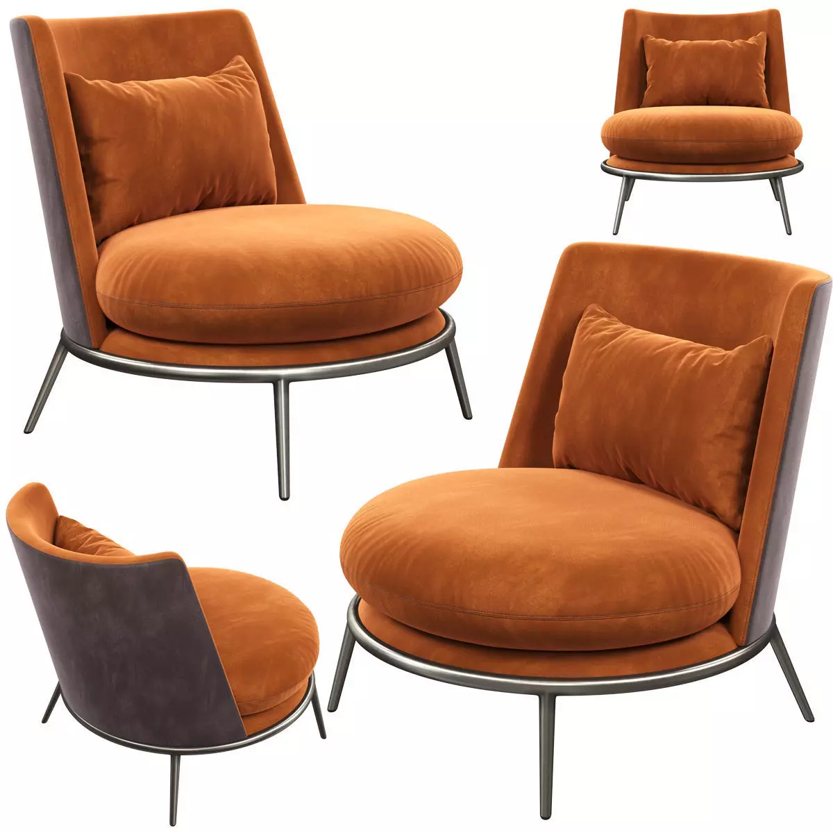 Cantori AURORA armchair 3D model