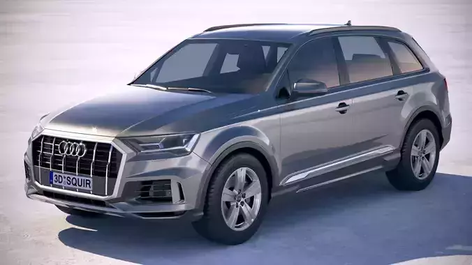 Audi Q7 Basic 2020 3D model