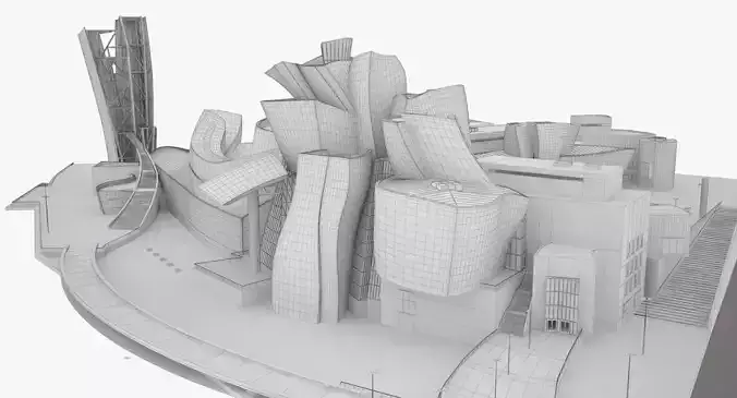 Guggenheim Museum Bilbao 3d model 3D model