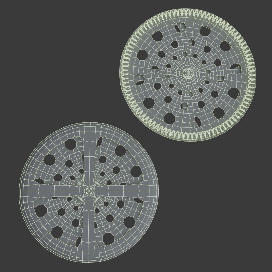 French Press Low-poly 3D model_15