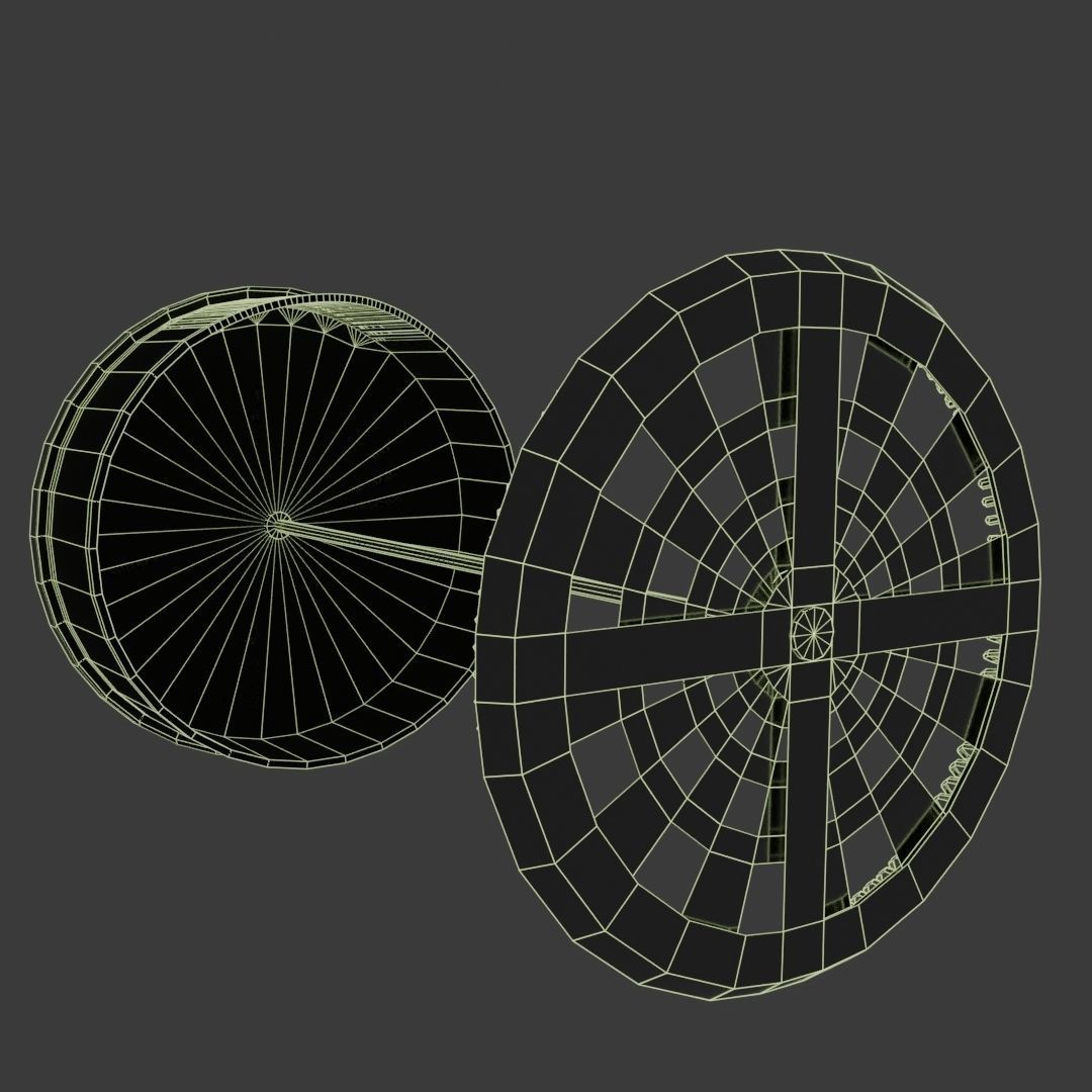 French Press Low-poly 3D model_11